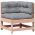 Juego de muebles jardín 4 pzas y cojines madera abeto
