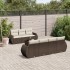 Set sofás de jardín 8 piezas y cojines ratán sintético