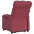 Sillón de masaje elevable eléctrico tela rojo