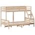 Litera de madera maciza de pino 90x200/120x200