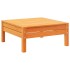 Set de sofás jardín 6 pzas con cojines madera pino marrón