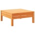 Set de sofás jardín 6 pzas con cojines madera pino marrón