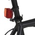 Bicicleta de piñón fijo negro y azul 700c 51
