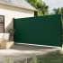 Toldo lateral retráctil verde oscuro 200x500