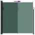 Toldo lateral retráctil verde oscuro 200x500