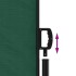 Toldo lateral retráctil verde oscuro 200x500