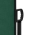 Toldo lateral retráctil verde oscuro 200x500