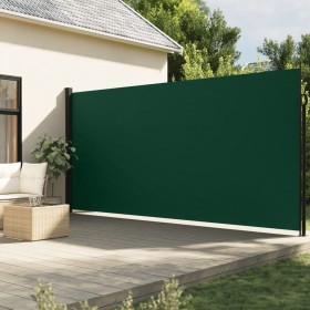 Toldo lateral retráctil verde oscuro 220x500