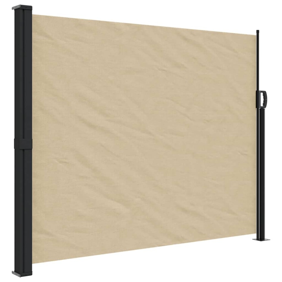 Toldo lateral retráctil beige 160x300