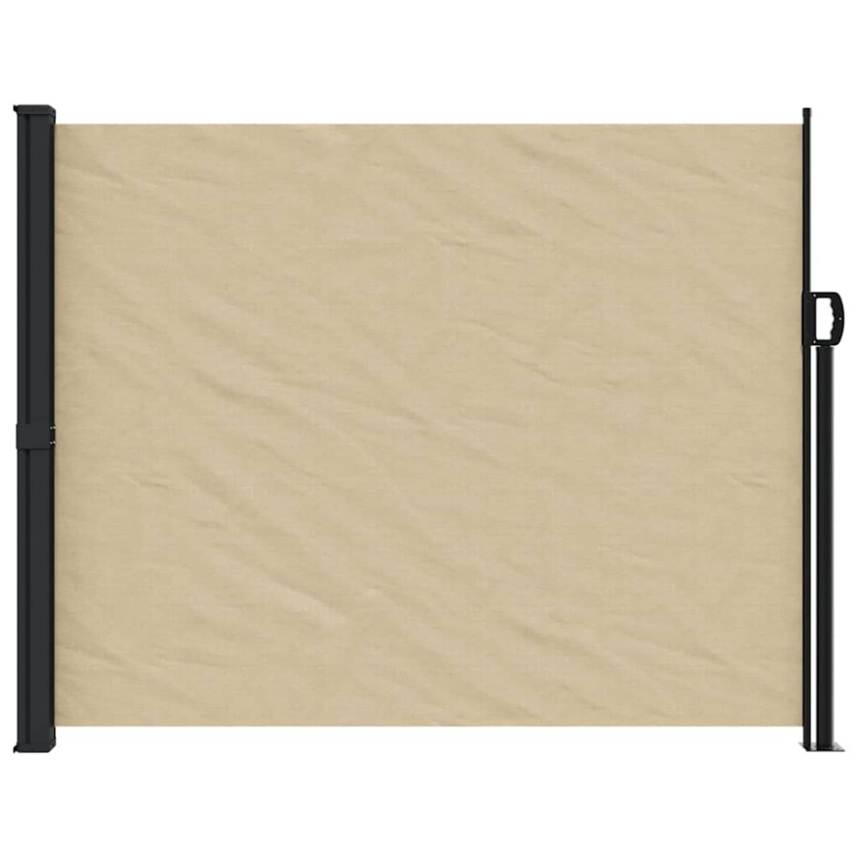 Toldo lateral retráctil beige 160x300
