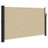 Toldo lateral retráctil beige 120x500