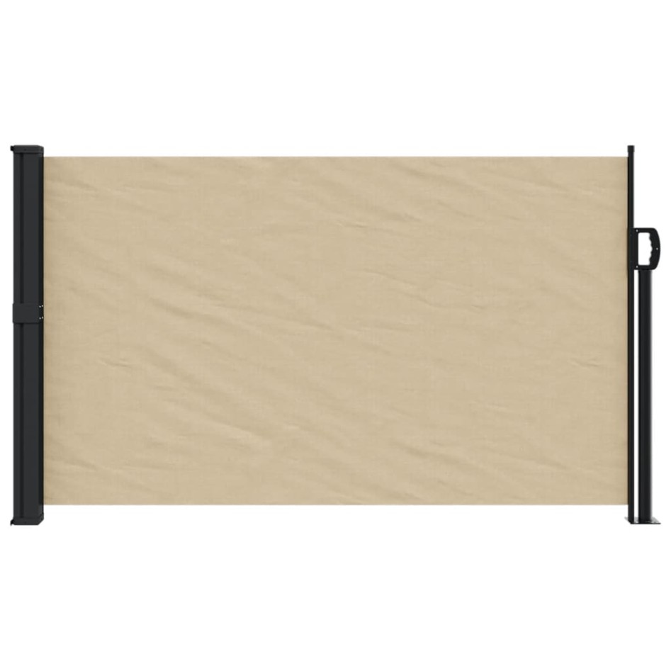 Toldo lateral retráctil beige 120x500