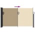 Toldo lateral retráctil beige 120x500