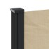 Toldo lateral retráctil beige 120x500