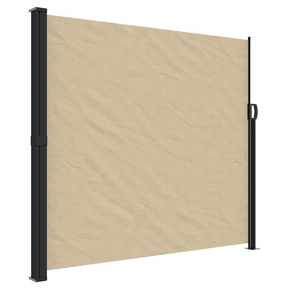 Toldo lateral retráctil beige 180x600