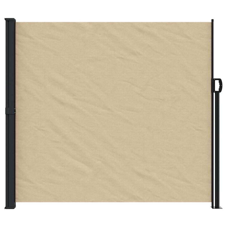 Toldo lateral retráctil beige 180x600
