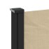 Toldo lateral retráctil beige 180x600