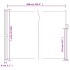 Toldo lateral retráctil beige 180x600
