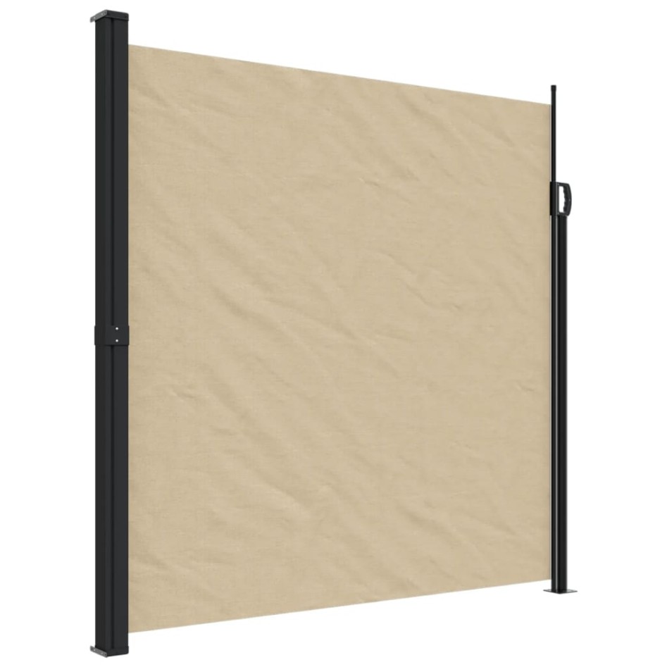 Toldo lateral retráctil beige 200x300
