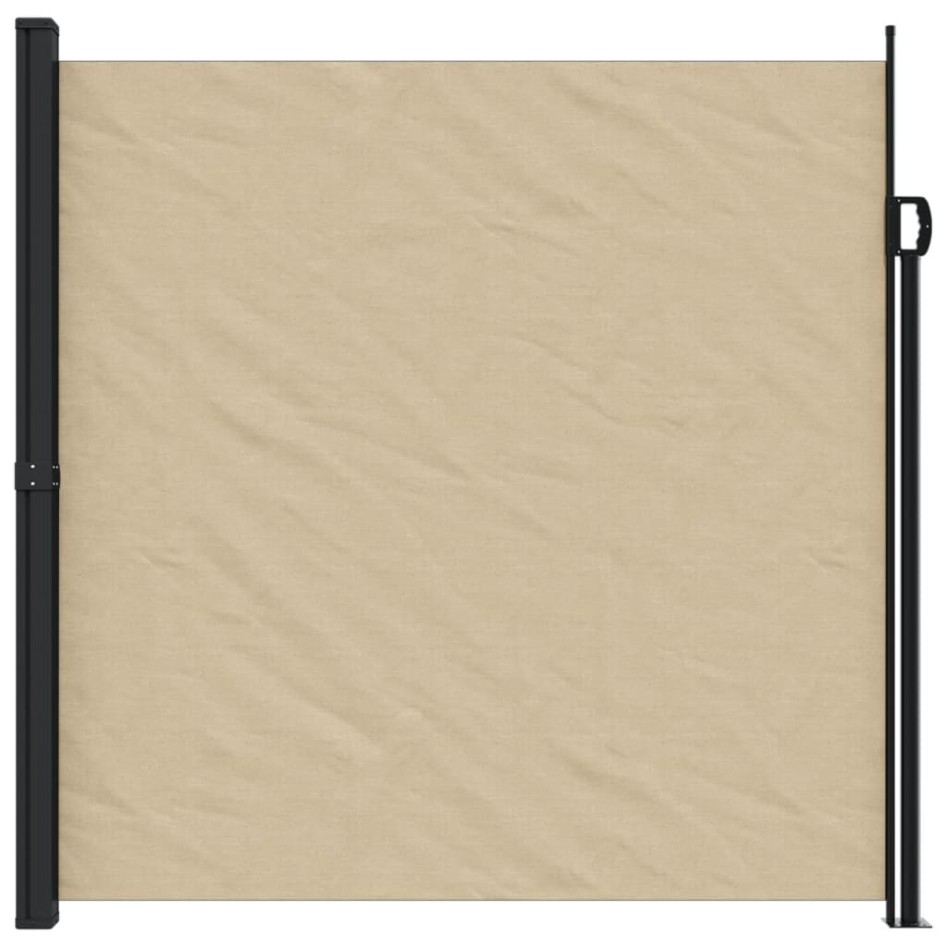 Toldo lateral retráctil beige 200x300