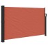 Toldo lateral retráctil terracota 120x600