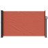 Toldo lateral retráctil terracota 120x600