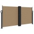 Toldo lateral retráctil gris taupe 120x600