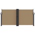 Toldo lateral retráctil gris taupe 120x600