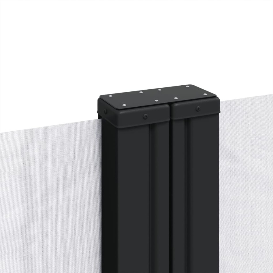 Toldo lateral retráctil blanco 160x600