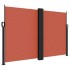 Toldo lateral retráctil terracota 160x600