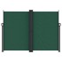 Toldo lateral retráctil verde oscuro 180x600