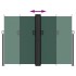 Toldo lateral retráctil verde oscuro 180x600