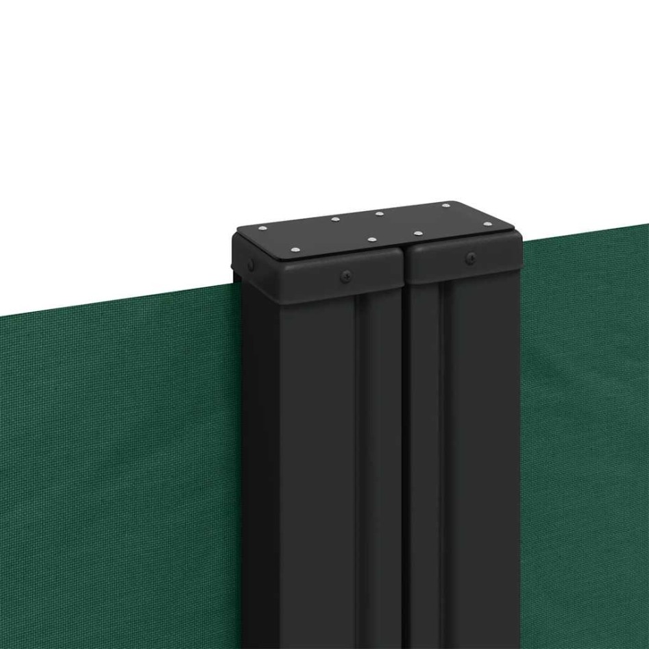 Toldo lateral retráctil verde oscuro 180x600