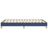 Estructura de cama sin colchón tela azul 120x200