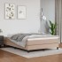 Estructura cama sin colchón cuero sintético capuchino