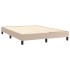 Estructura cama sin colchón cuero sintético capuchino