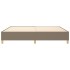 Cama sin colchón tela gris taupe 200x200