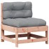 Juego de muebles jardín 6 pzas y cojines madera abeto