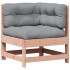 Juego de muebles jardín 5 pzas y cojines madera abeto