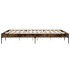 Estructura cama madera ingeniería metal roble ahumado