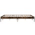 Estructura cama madera ingeniería metal roble ahumado