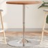 Mesa alta de madera maciza de haya Ø60x90,5