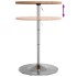 Mesa alta de madera maciza de haya Ø60x90,5