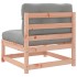 Set de sofás jardín 6 pzas con cojines madera abeto