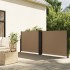 Toldo lateral retráctil gris taupe 100x600