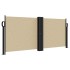Toldo lateral retráctil beige 100x1000