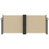 Toldo lateral retráctil beige 100x1000