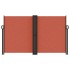 Toldo lateral retráctil terracota 140x1200