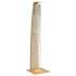Ducha de exterior ratán PE y madera acacia beige 55x60x224