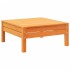 Set de sofás jardín 7 pzas con cojines madera pino marrón